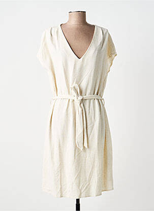Rochie scurtă mâneci scurte mâneci scurte bej GRACE & MILA femeie