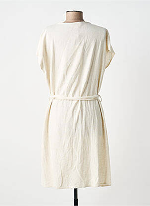Rochie scurtă mâneci scurte mâneci scurte bej GRACE & MILA femeie