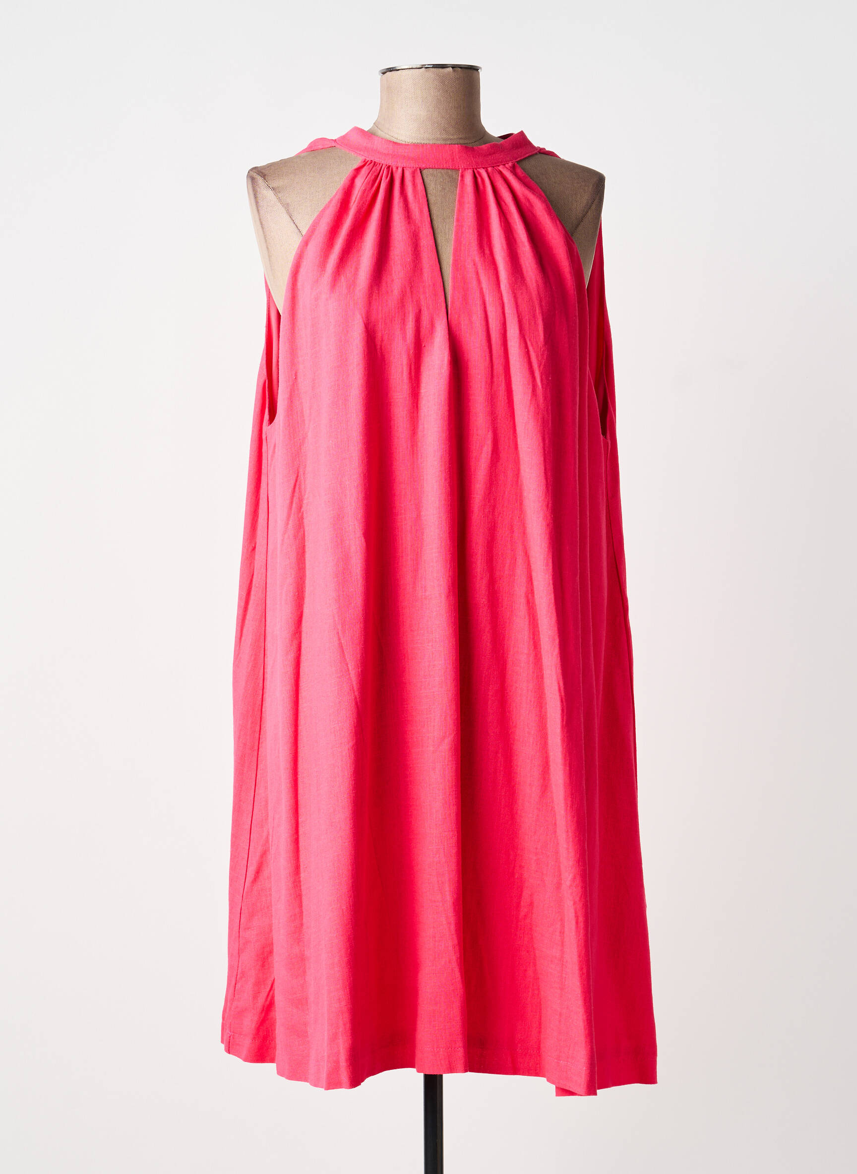 Rochie scurtă fără mâneci fără mâneci roz GRACE & MILA femeie