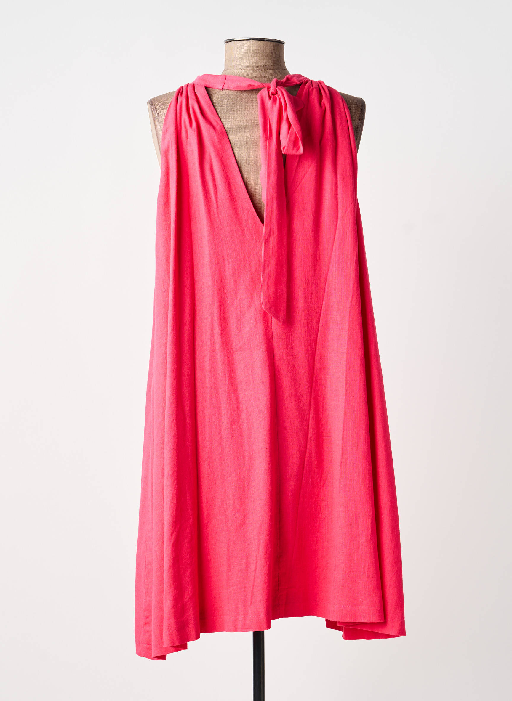 Rochie scurtă fără mâneci fără mâneci roz GRACE & MILA femeie