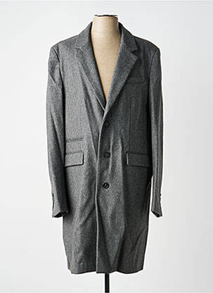 Palton lung croială dreaptă fără glugă gri THE KOOPLES bărbat
