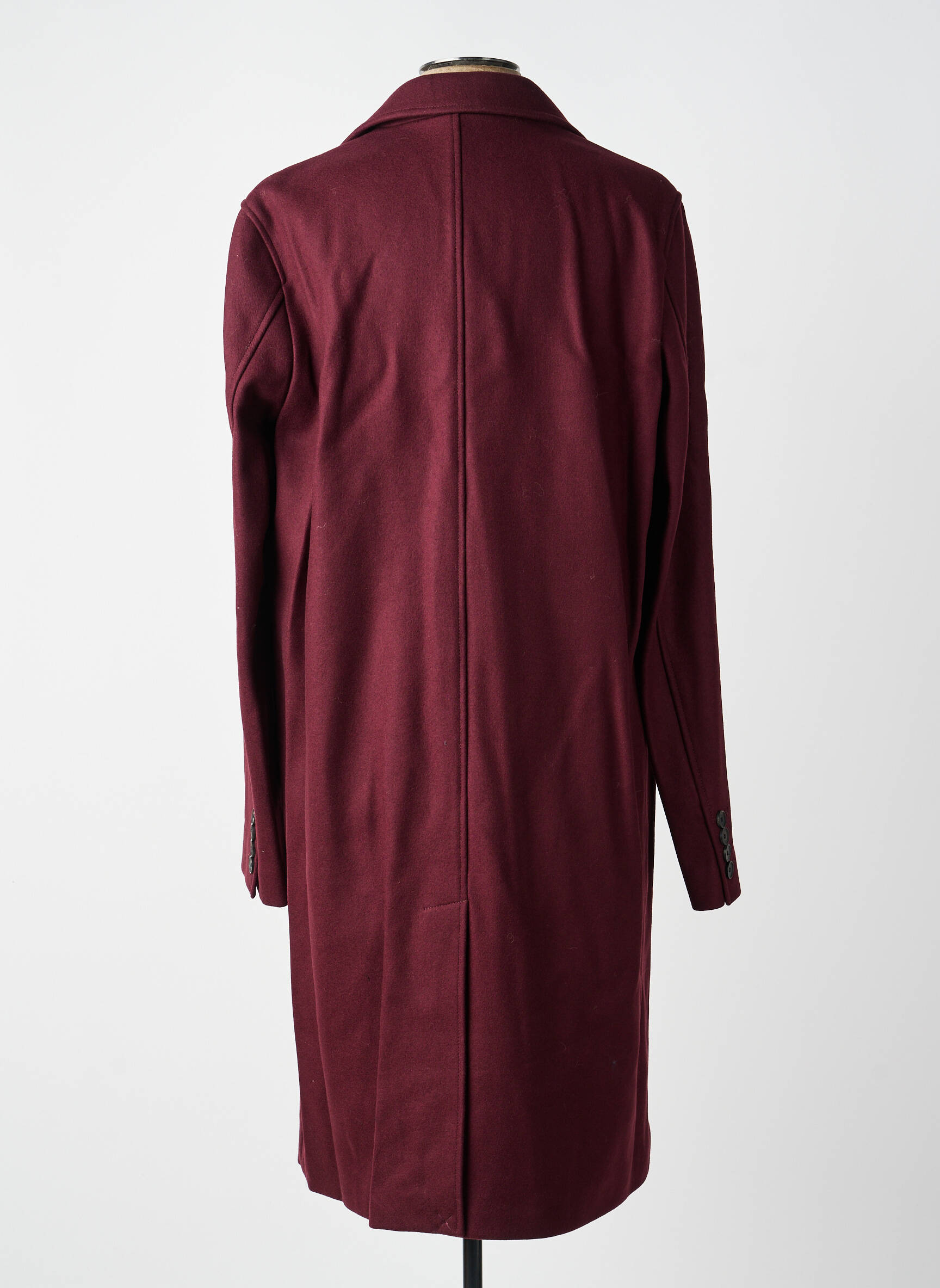 Palton lung croială dreaptă fără glugă violet THE KOOPLES bărbat
