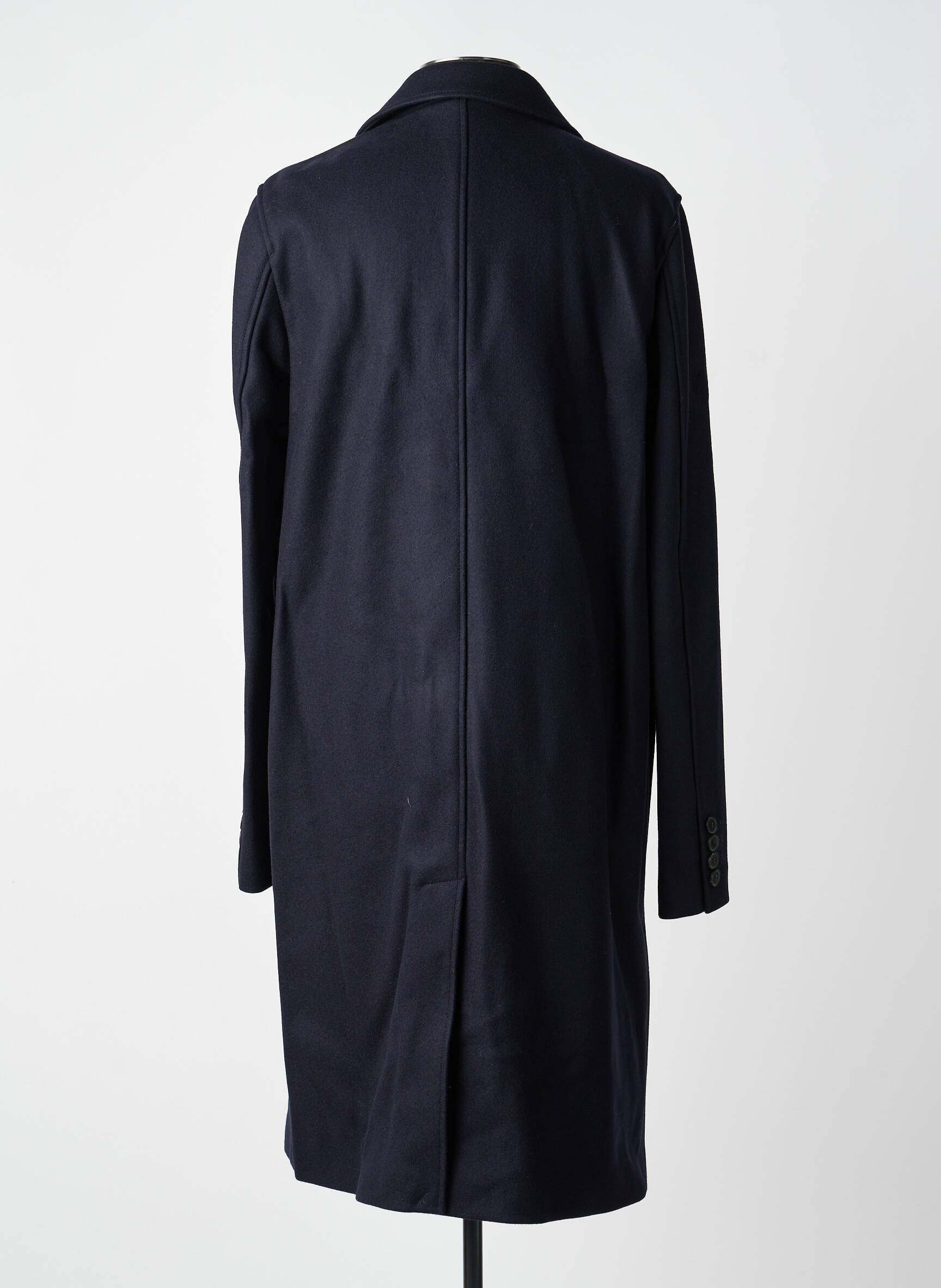 Palton lung croială dreaptă fără glugă albastru THE KOOPLES bărbat