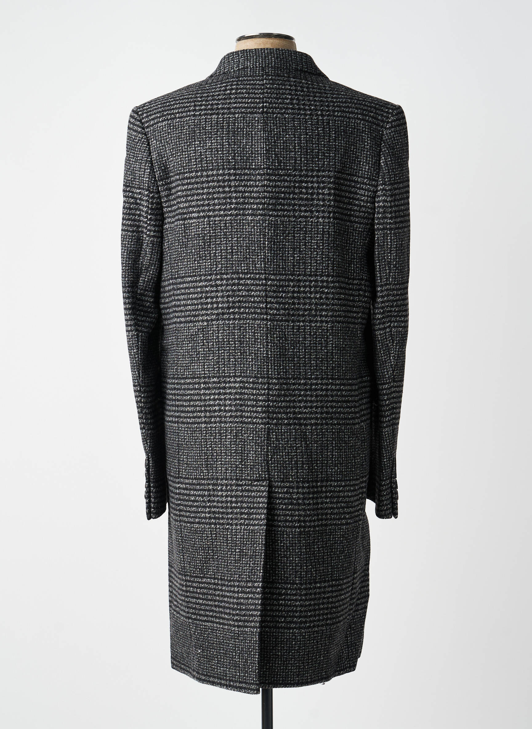 Palton lung croială dreaptă fără glugă gri THE KOOPLES bărbat
