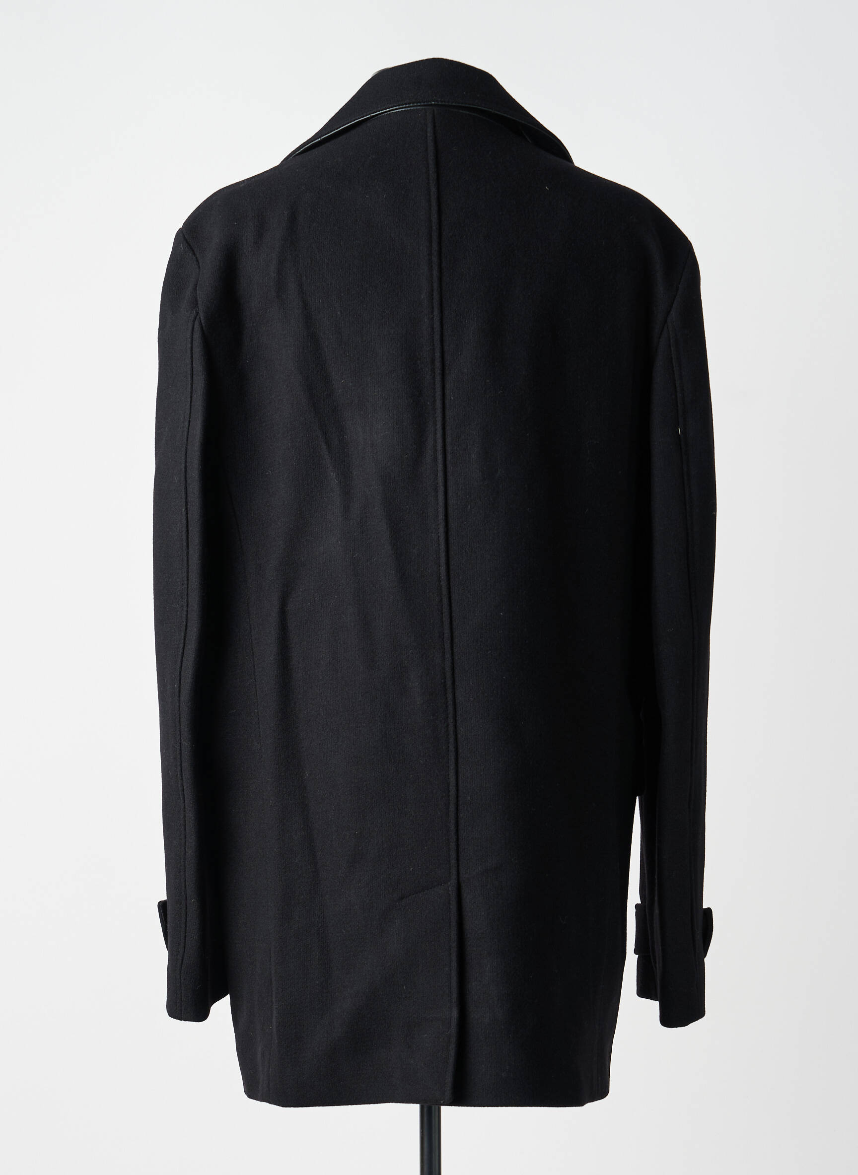 Palton scurt croială dreaptă fără glugă negru THE KOOPLES bărbat