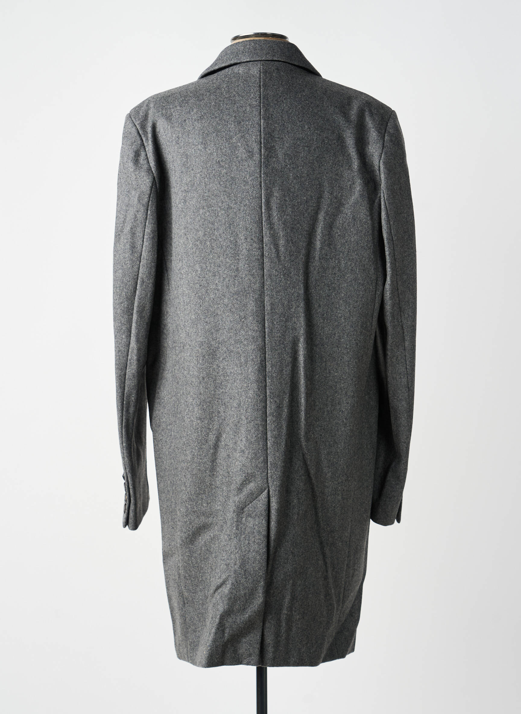 Palton lung croială dreaptă fără glugă gri THE KOOPLES bărbat