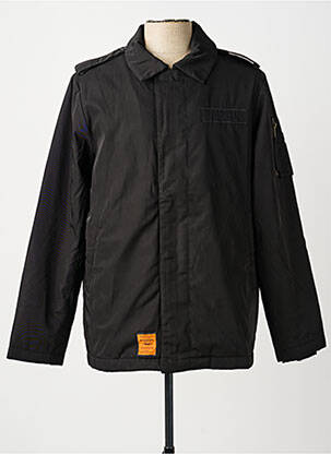 Parka mâneci lungi fără glugă negru BOMBERS bărbat