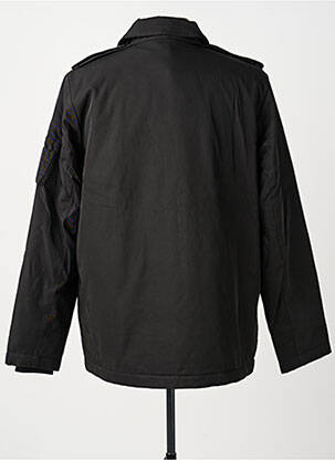 Parka mâneci lungi fără glugă negru BOMBERS bărbat