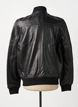 Geacă din piele buzunare negru THE KOOPLES bărbat