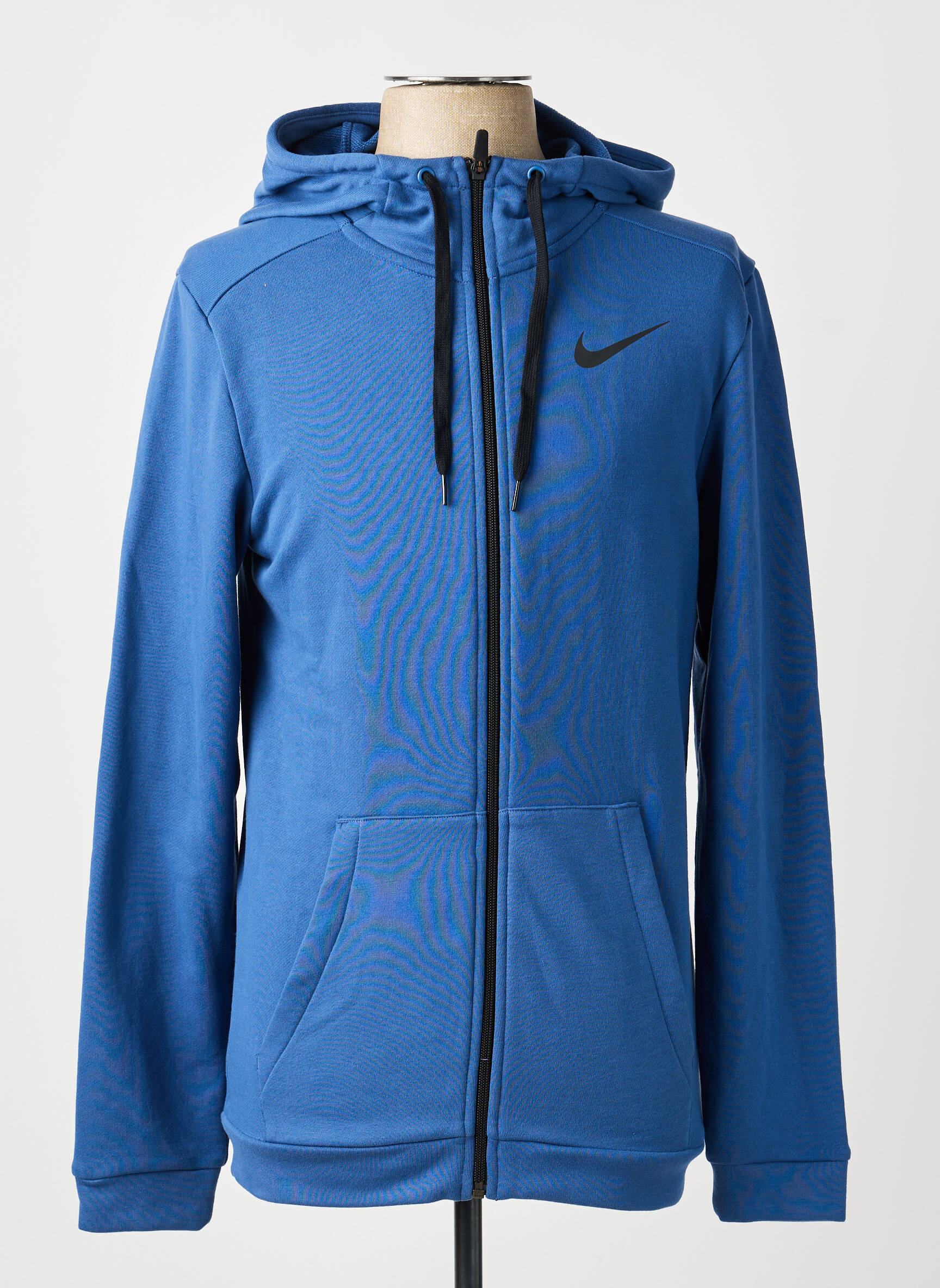 Jachete casual strânsă pe partea de jos albastru NIKE bărbat