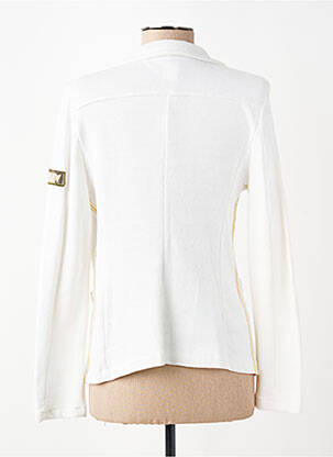 Sacou buzunare alb MADE IN ITALY femeie