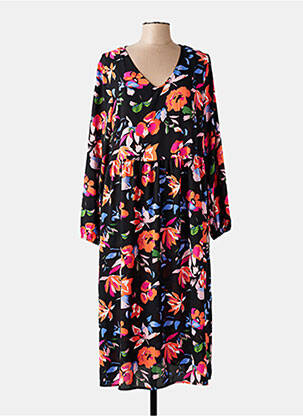 Rochie lungă mâneci lungi mâneci lungi negru ONLY CARMAKOMA femeie