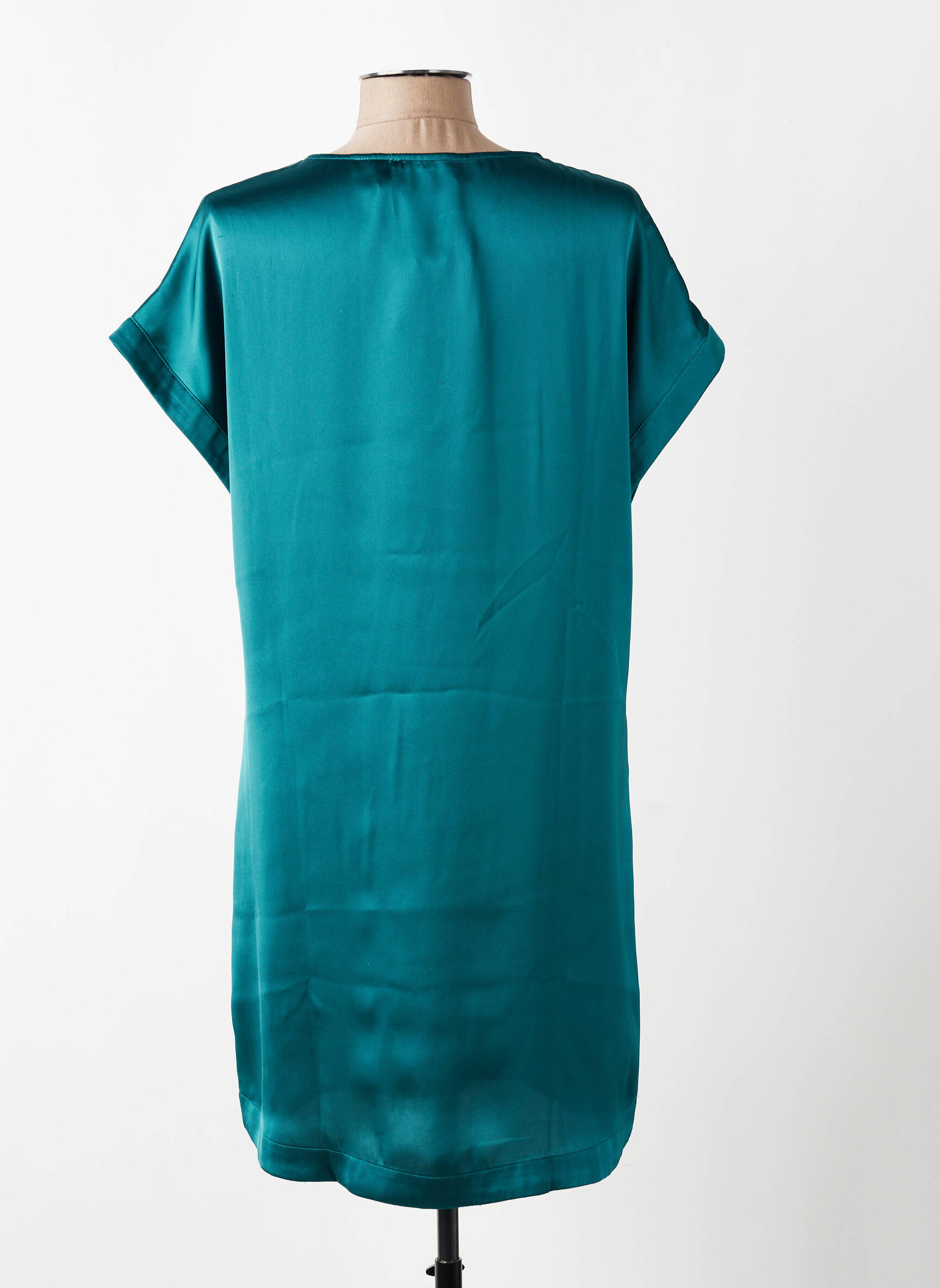 Rochie scurtă mâneci scurte mâneci scurte verde LPB LES PETITES BOMBES  femeie