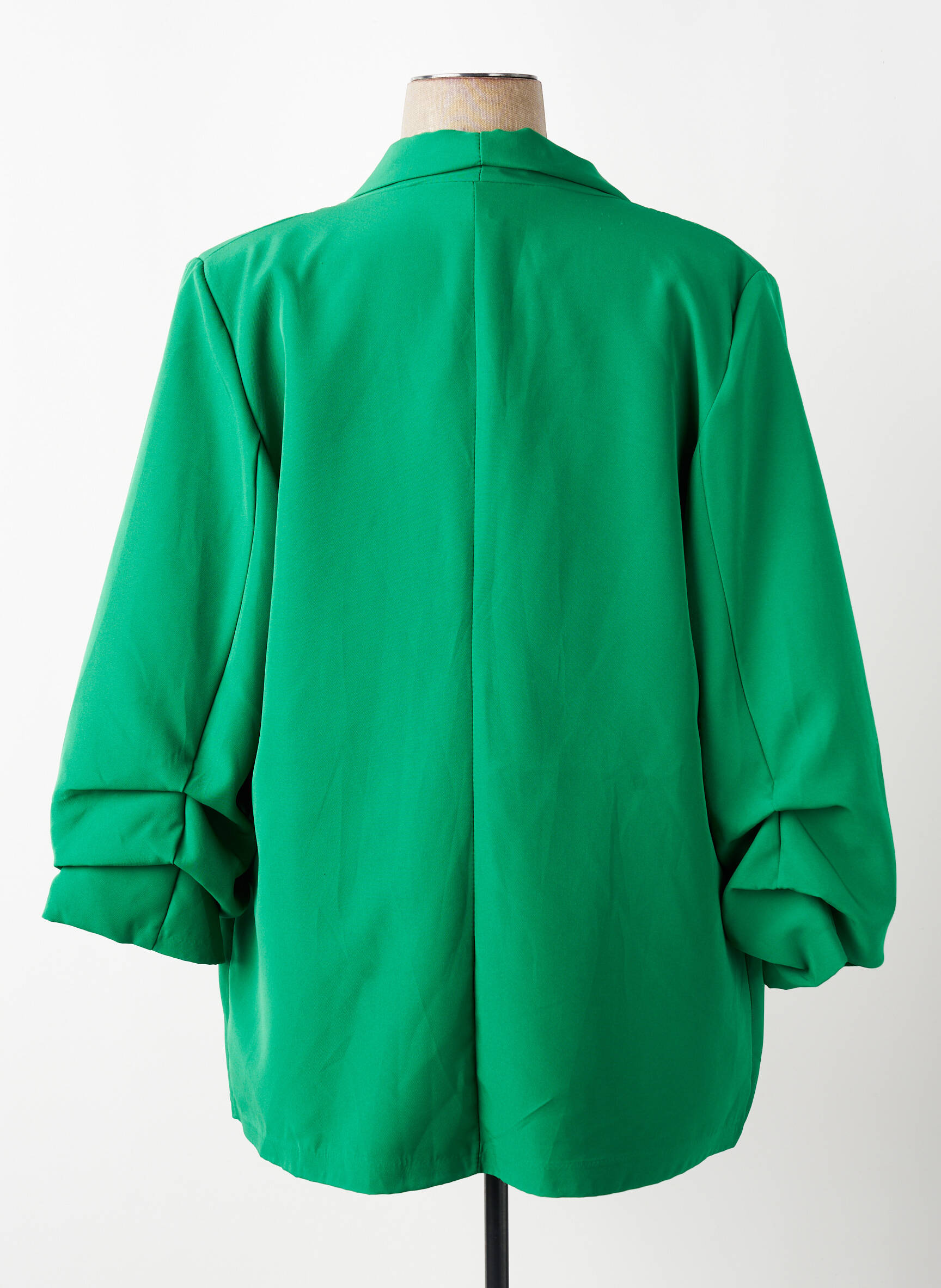 Sacou buzunare false verde JOLIFLY & JUSTINE Y femeie