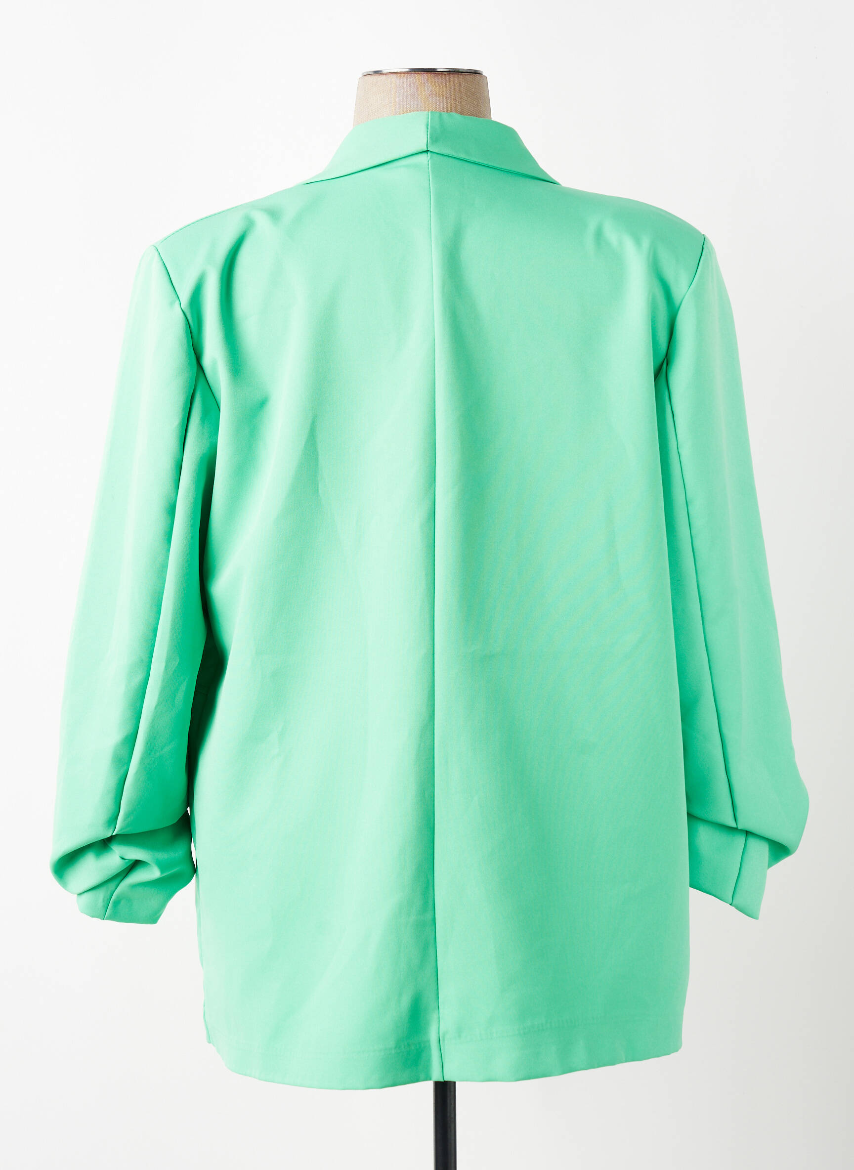 Sacou buzunare false verde JOLIFLY & JUSTINE Y femeie