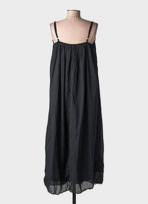 Rochie lungă croială fluidă bretele subțiri negru NEW COLLECTION femeie