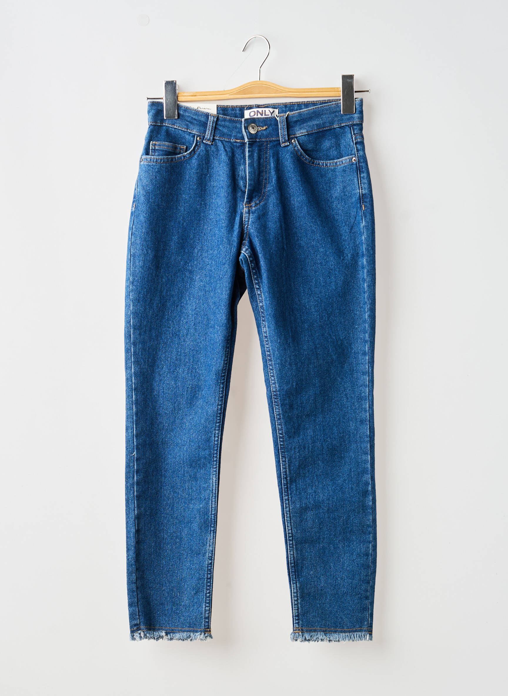 Pantalon 7/8 elasticitate mărime normală albastru ONLY femeie