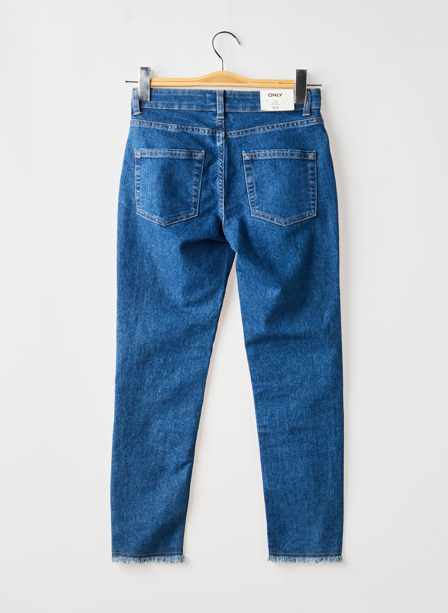 Pantalon 7/8 elasticitate mărime normală albastru ONLY femeie