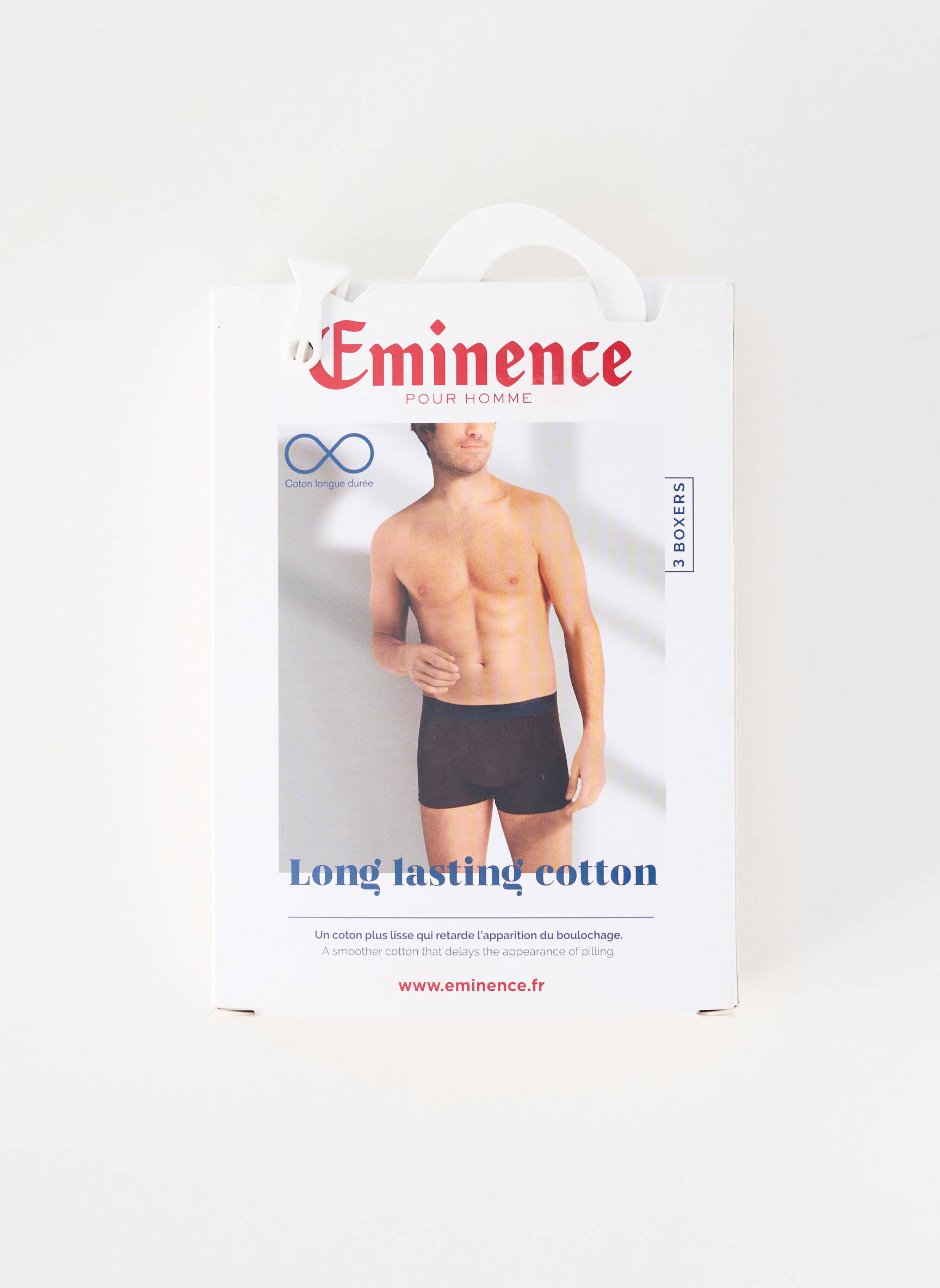 Boxer țesătură jersey albastru EMINENCE bărbat