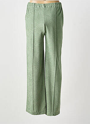 Pantalon drept elasticitate mărime normală verde BENSIMON femeie
