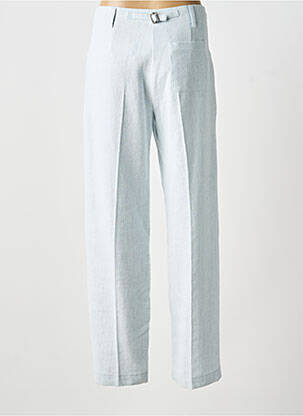 Pantalon drept talie cu cleme talie înaltă albastru ATTIC AND BARN femeie