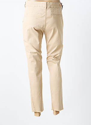 Pantalon chino elasticitate mărime normală bej FIVE femeie