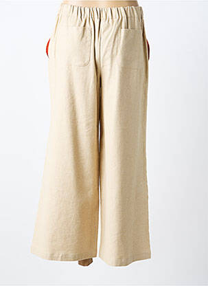 Pantalon 7/8 talie elastică mărime normală bej MALIPARMI femeie