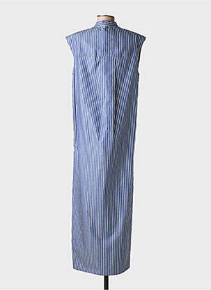 Rochie lungă fără mâneci fără mâneci albastru ROSEANNA femeie