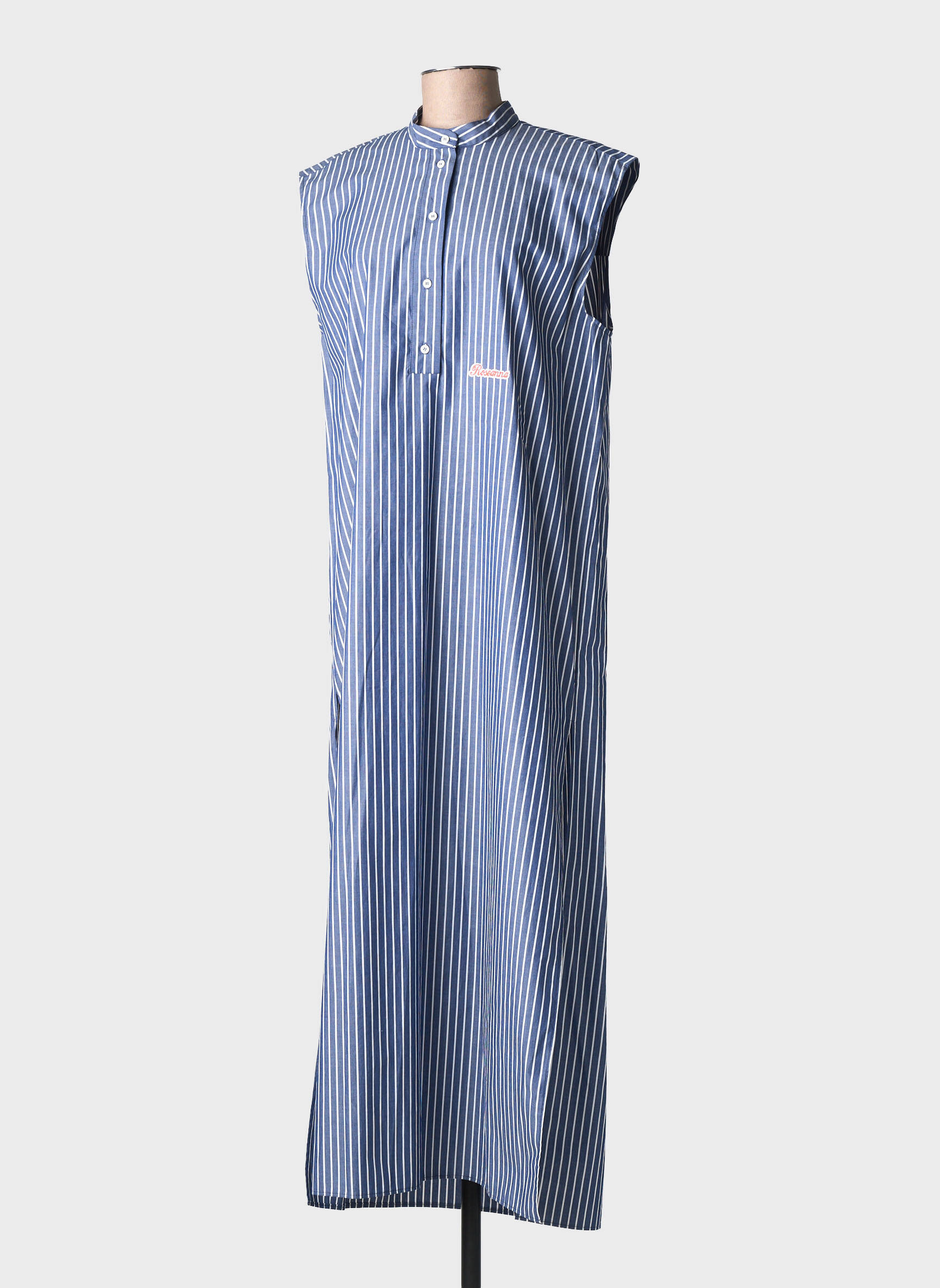 Rochie lungă fără mâneci fără mâneci albastru ROSEANNA femeie