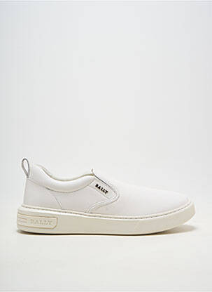 Adidași material neted vârf rotund alb BALLY bărbat