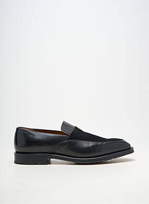 Mocasini material neted toc mic negru BALLY bărbat