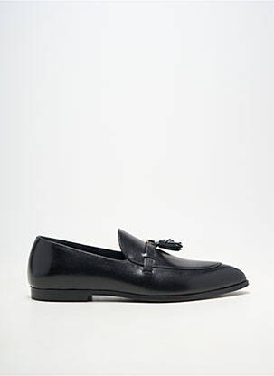 Mocasini material neted toc mic negru BALLY bărbat