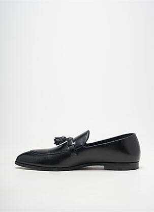Mocasini material neted toc mic negru BALLY bărbat