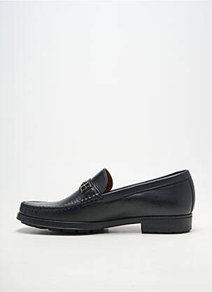 Mocasini material neted toc mic negru BALLY bărbat
