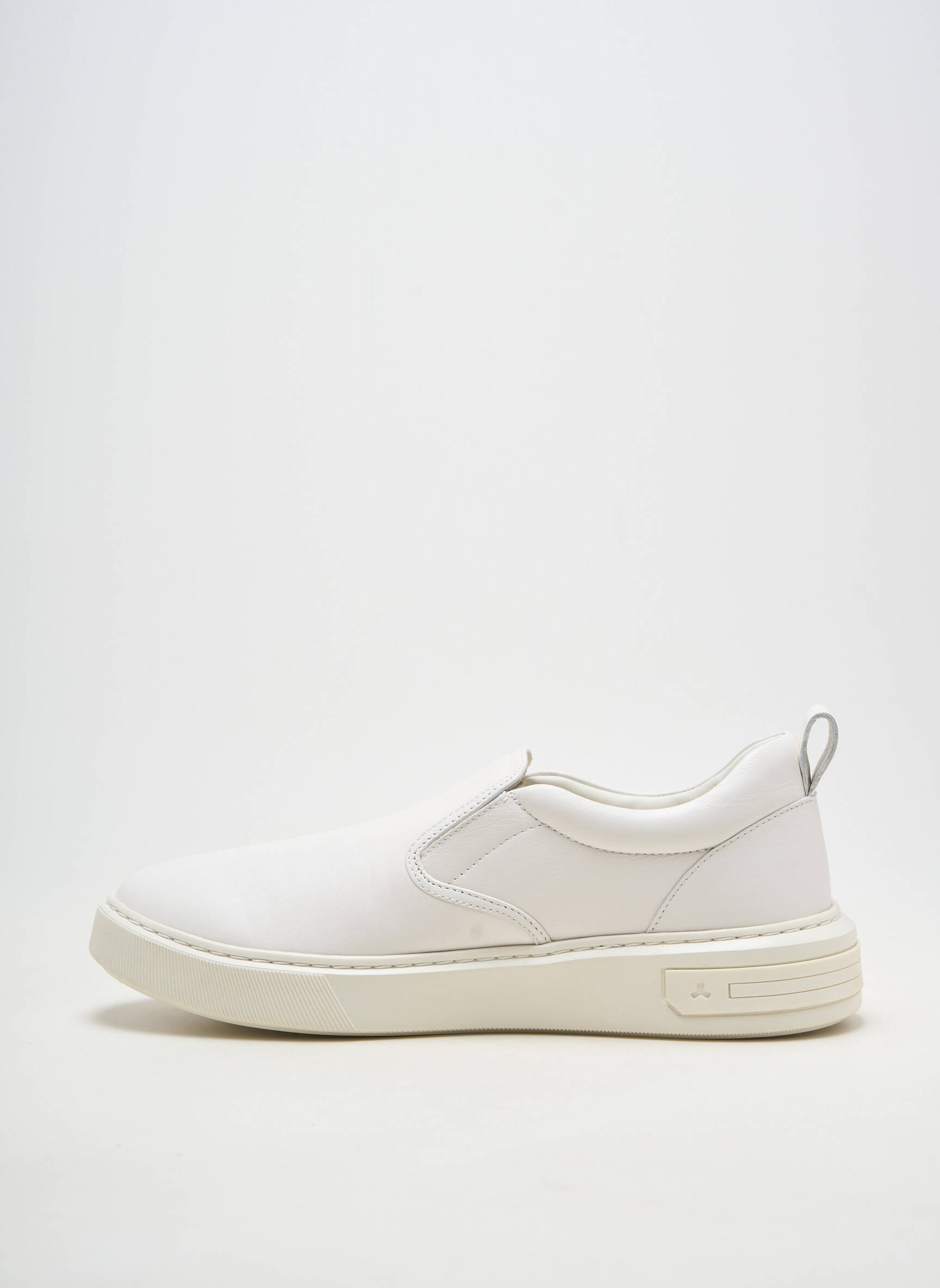 Adidași material neted vârf rotund alb BALLY bărbat