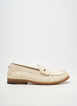 Mocasini material neted toc mic bej BALLY bărbat