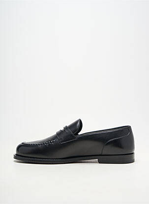 Mocasini material neted toc mic negru BALLY bărbat