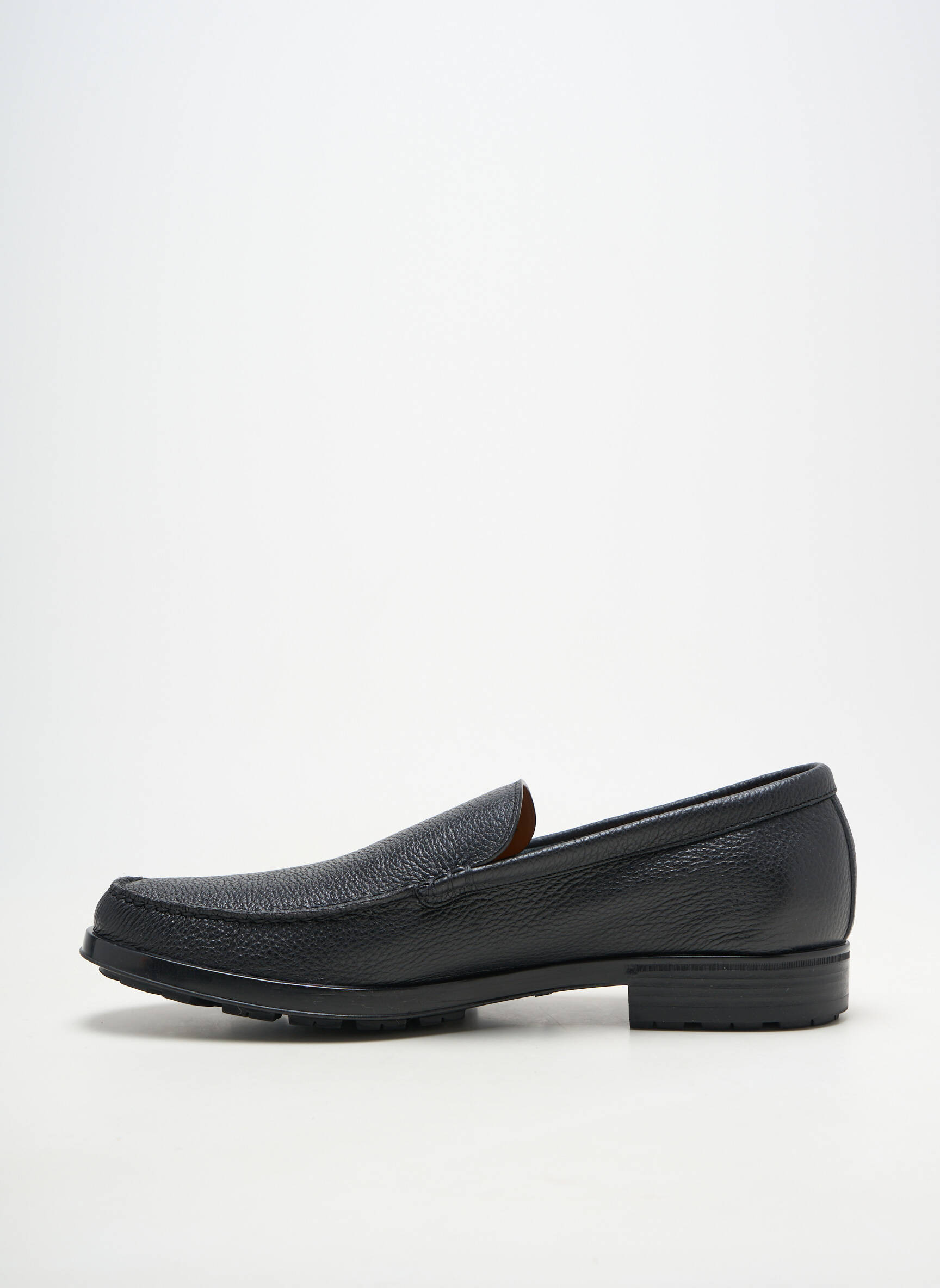 Mocasini material neted toc mic negru BALLY bărbat