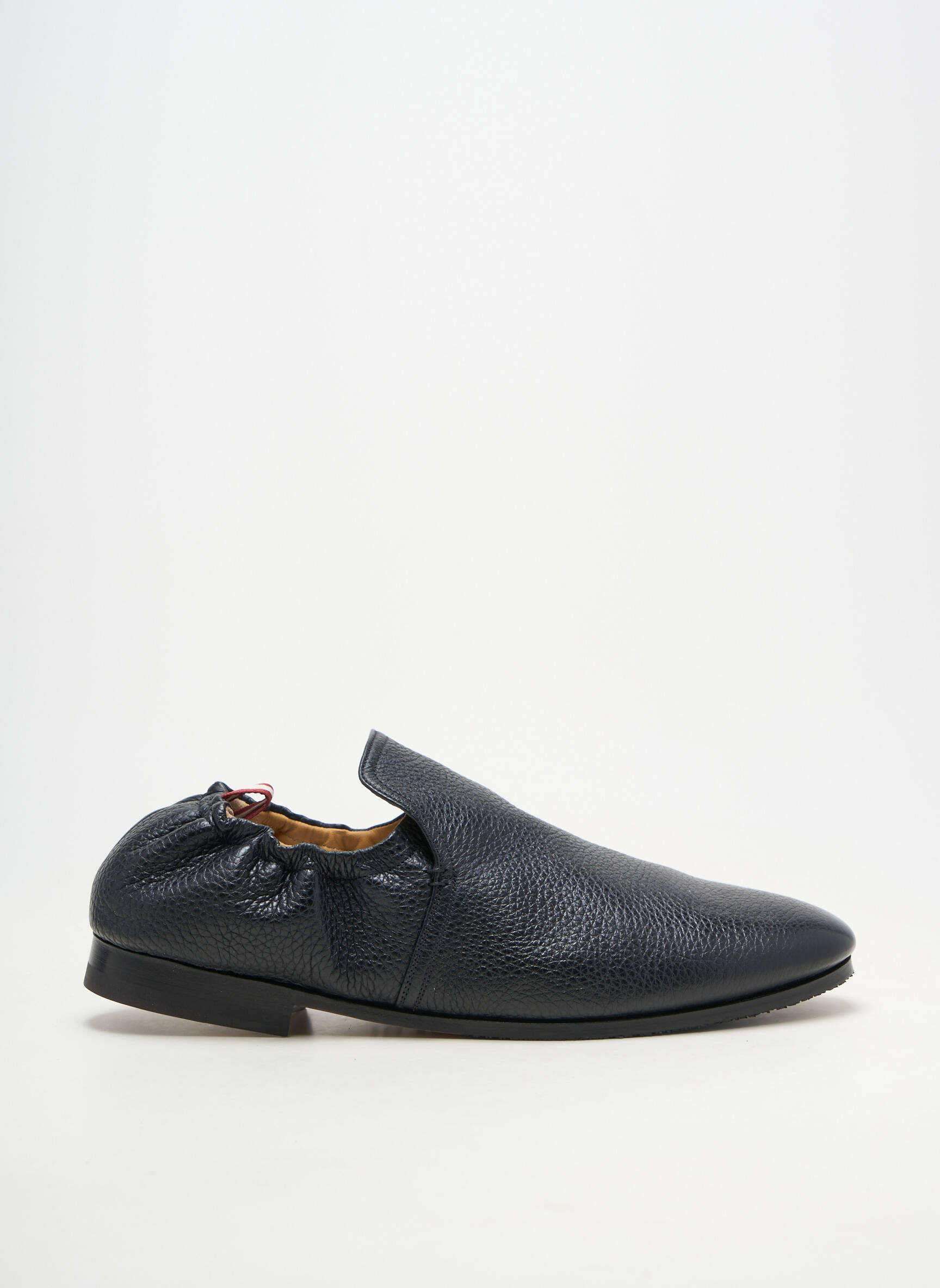 Mocasini material neted toc mic negru BALLY bărbat