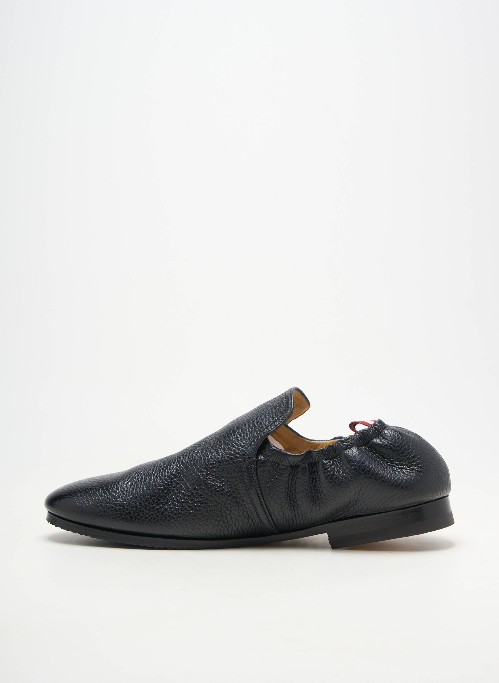 Mocasini material neted toc mic negru BALLY bărbat
