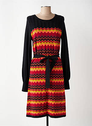 Rochie pulover elasticitate mâneci lungi negru KING LOUIE femeie