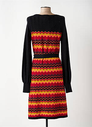 Rochie pulover elasticitate mâneci lungi negru KING LOUIE femeie