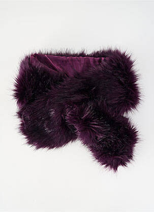 Eșarfă tricot tricot pufos violet TANTREND femeie
