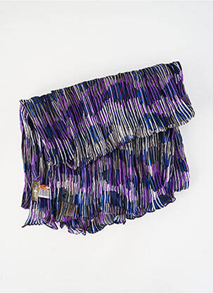 Eșarfă efect material satinat violet SURKANA femeie
