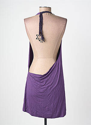 Tunică fără mâneci croială fluidă violet JEANNE CERISE femeie