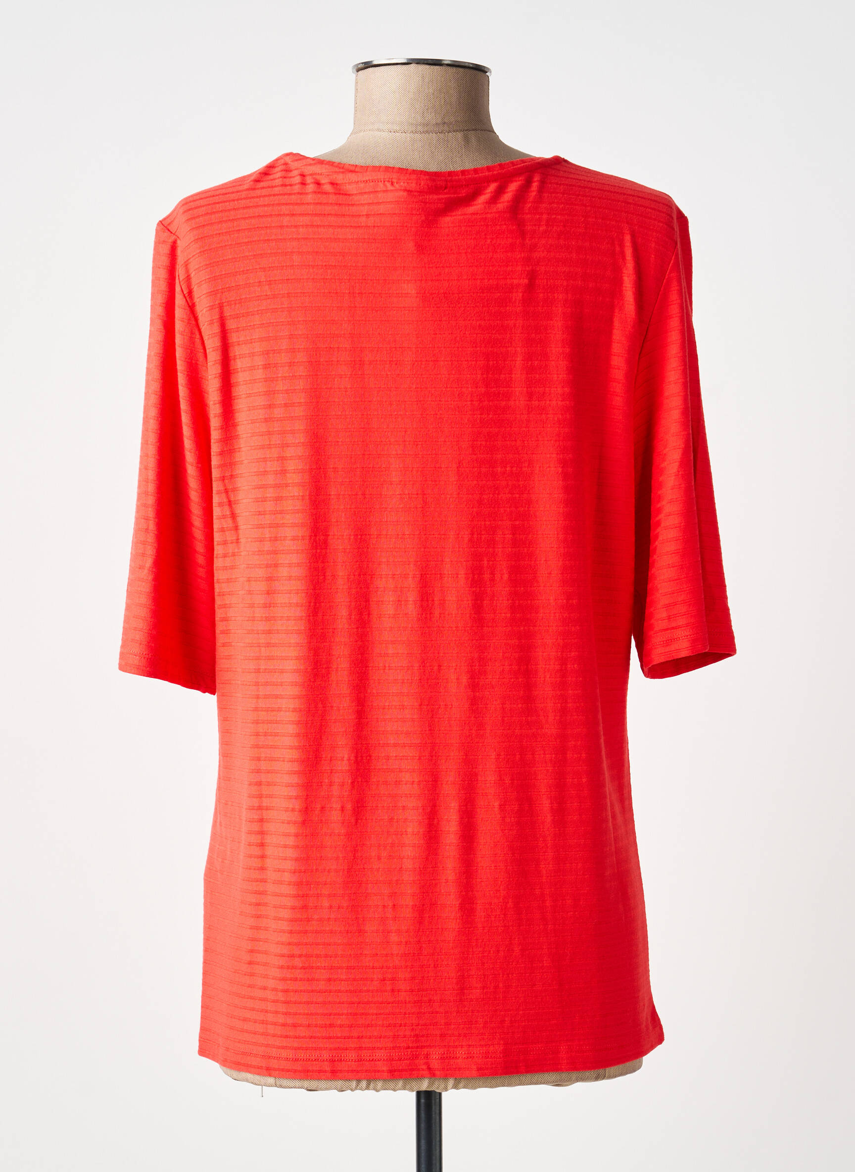 Tricou elasticitate mâneci scurte roșu BARBARA LEBEK femeie