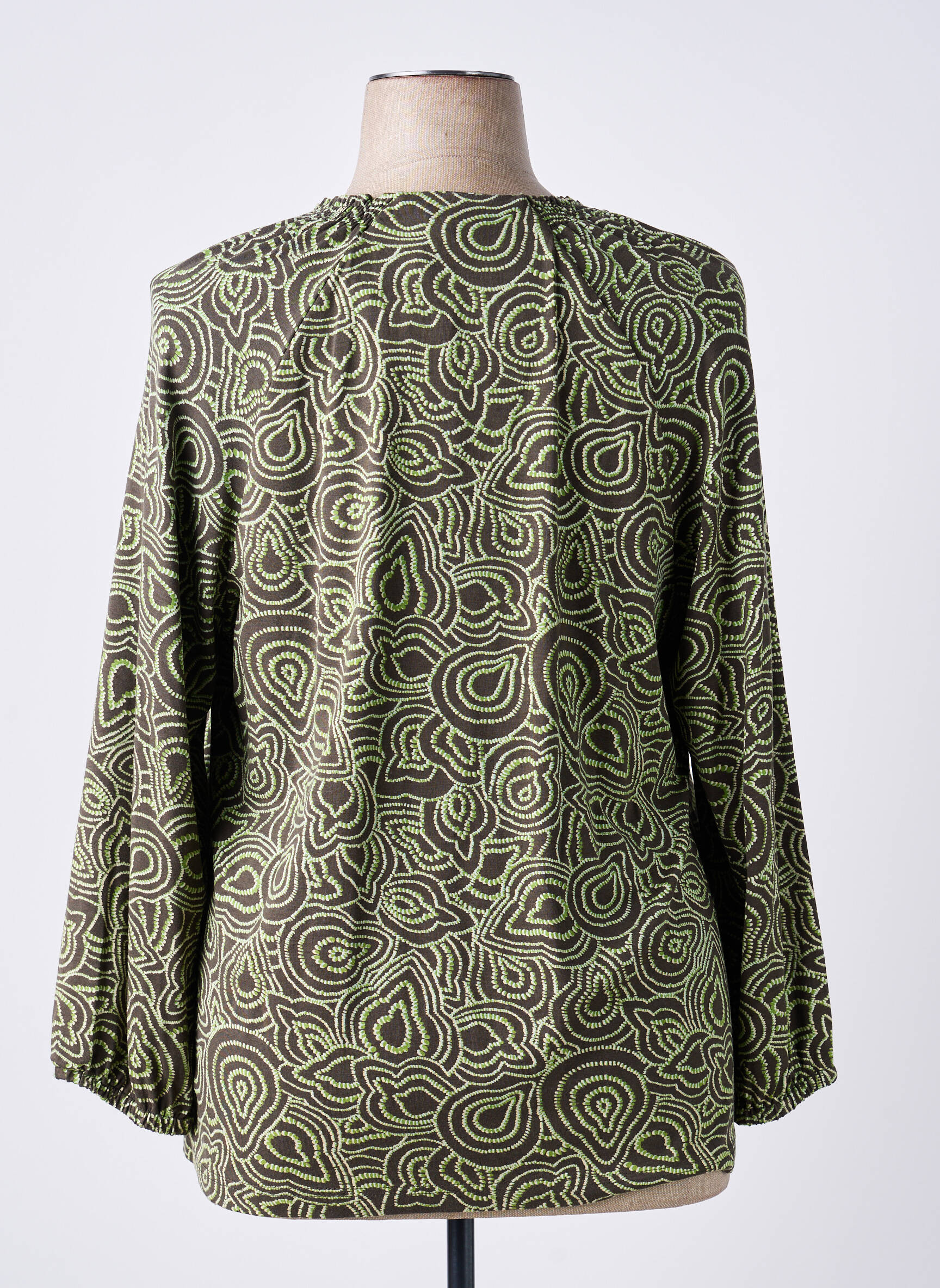 Tricou mâneci lungi mâneci lungi verde CISO femeie