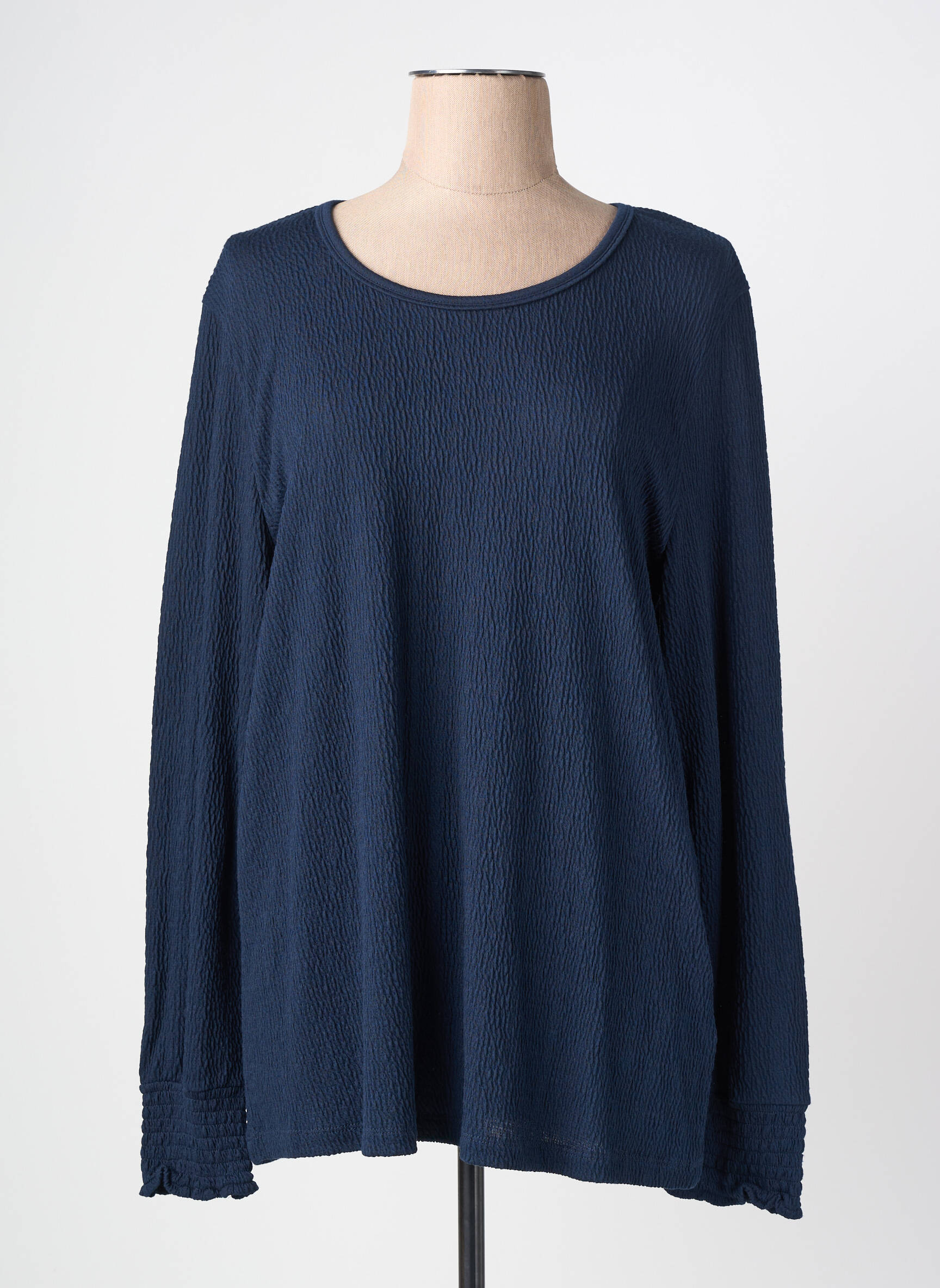 Tricou mâneci lungi mâneci lungi albastru CISO femeie