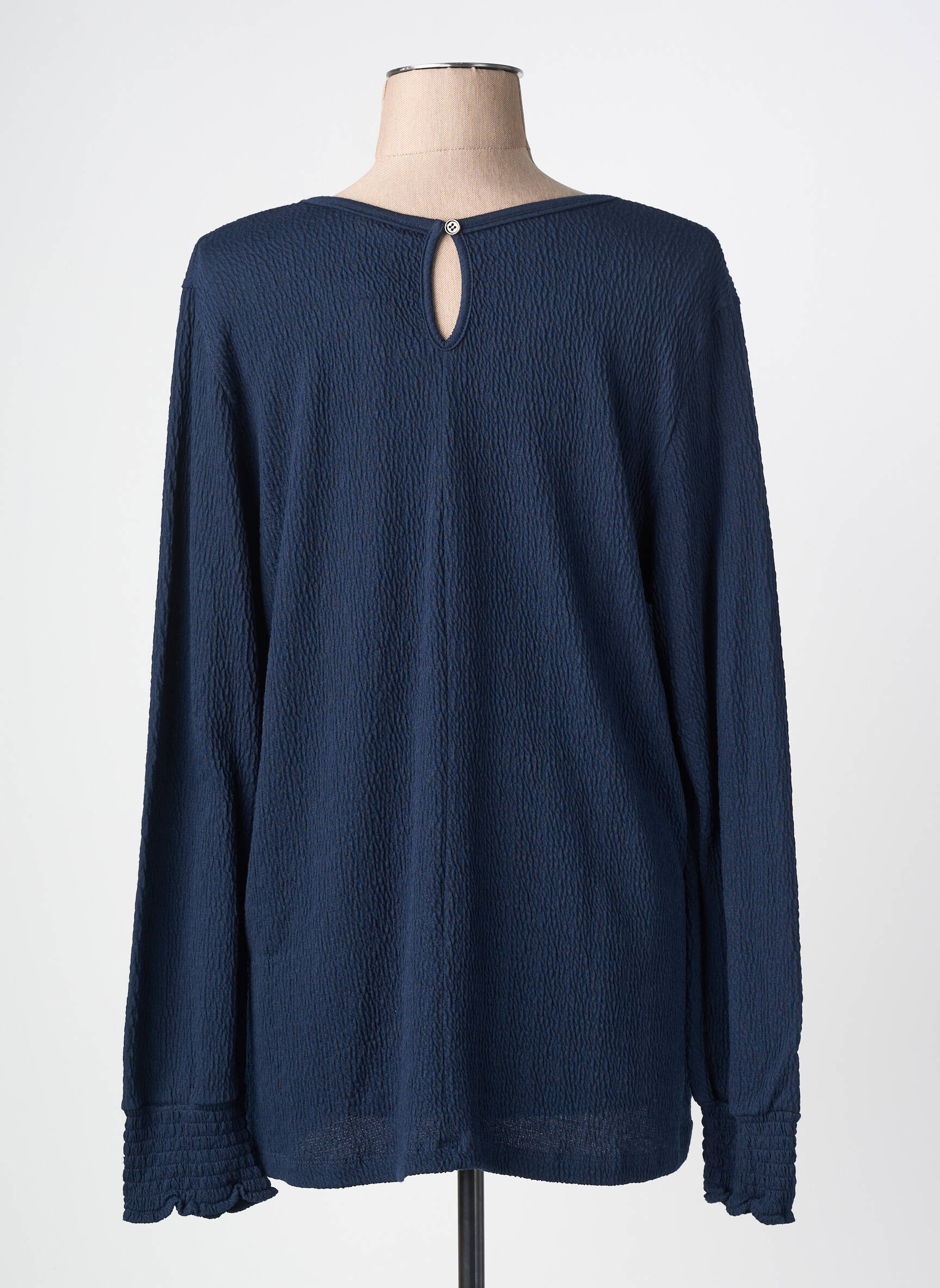Tricou mâneci lungi mâneci lungi albastru CISO femeie