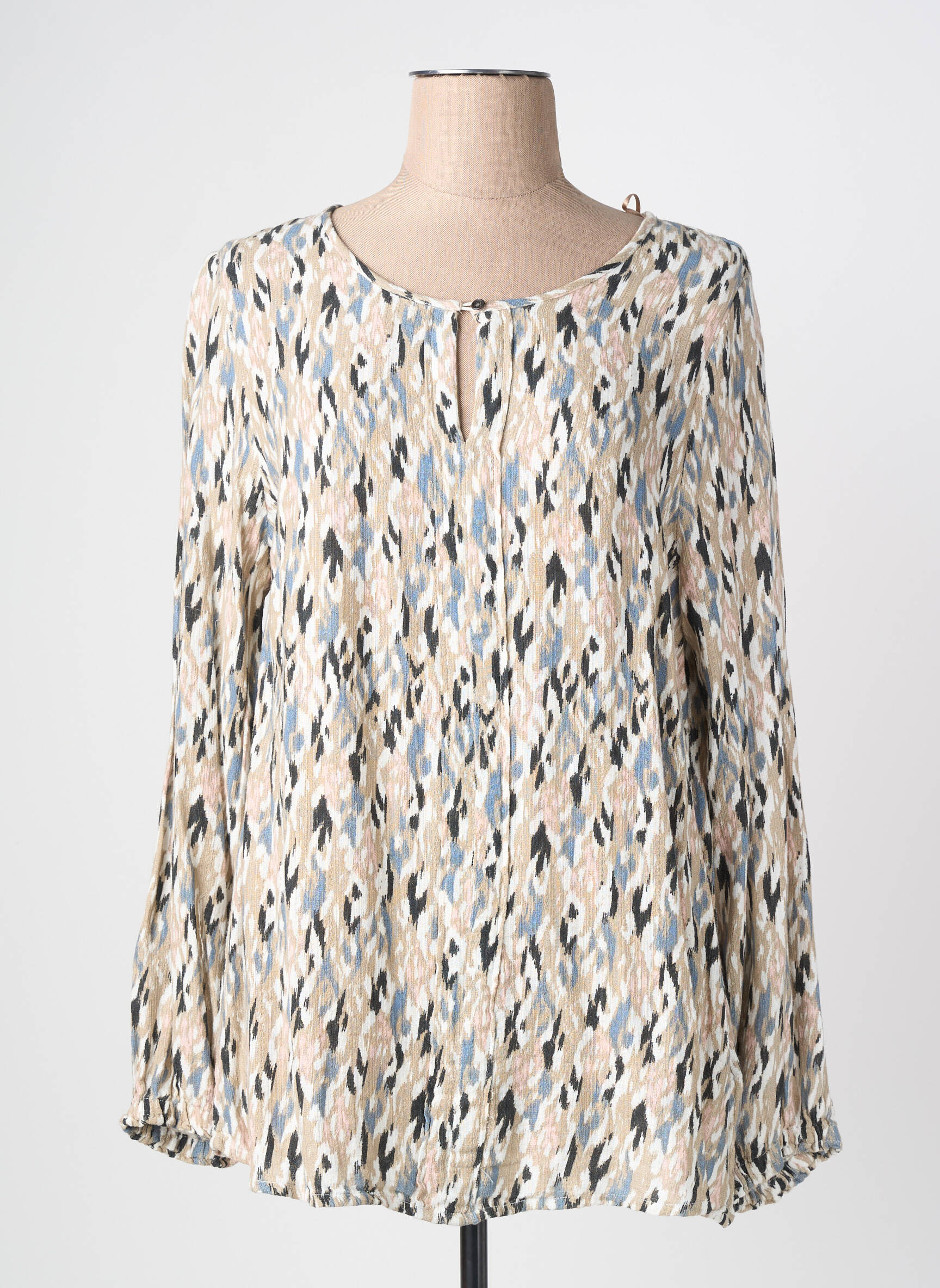 Tricou mâneci lungi mâneci lungi bej CISO femeie